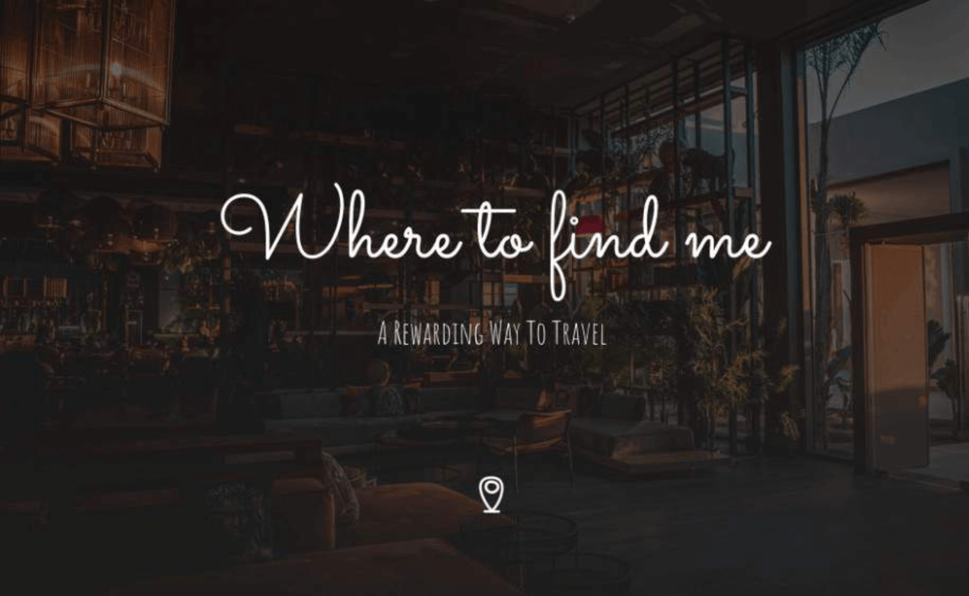 Where to Find Me Website